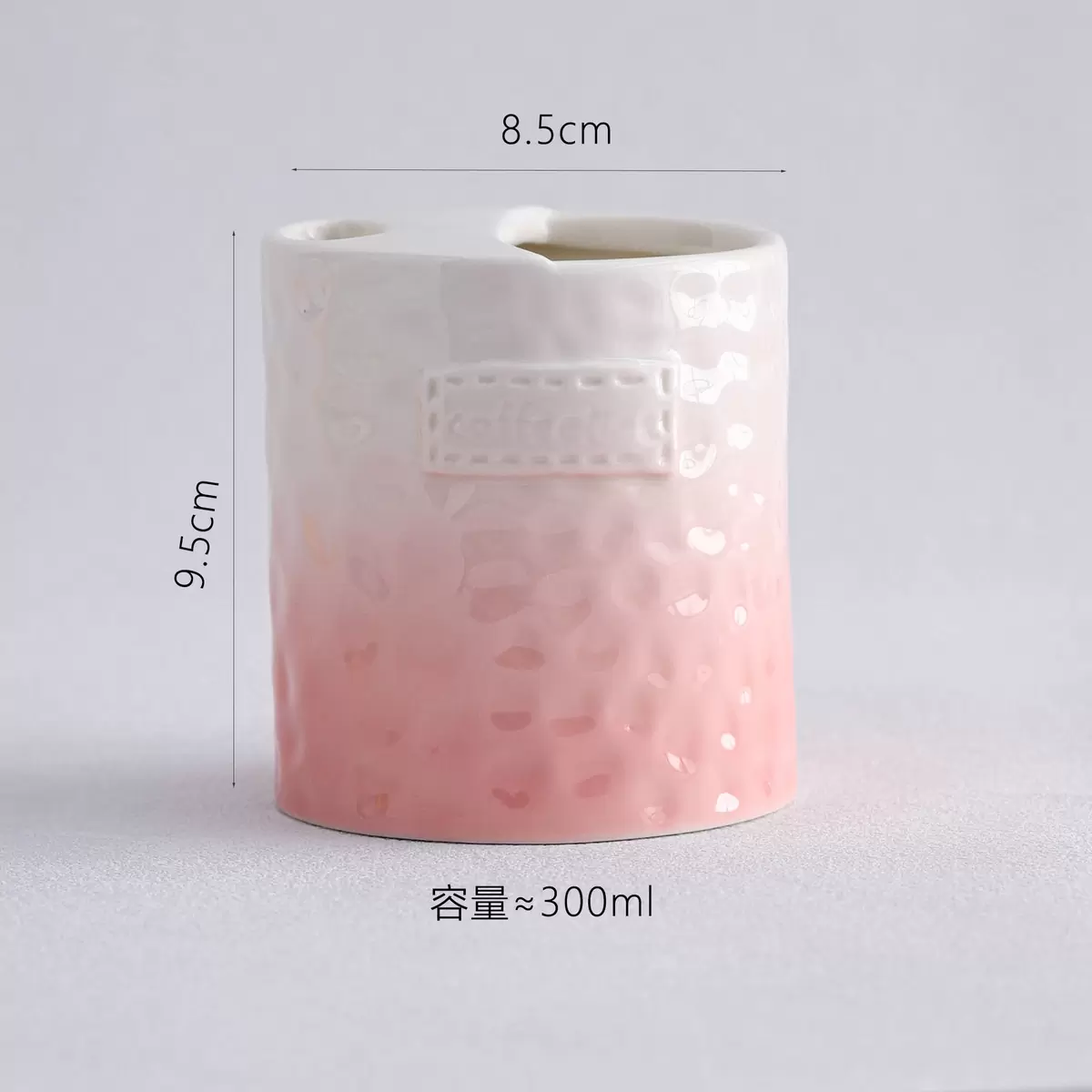 简约陶瓷咖啡杯碟高颜值咖啡家用水杯下午茶欧式邮购包装300ml