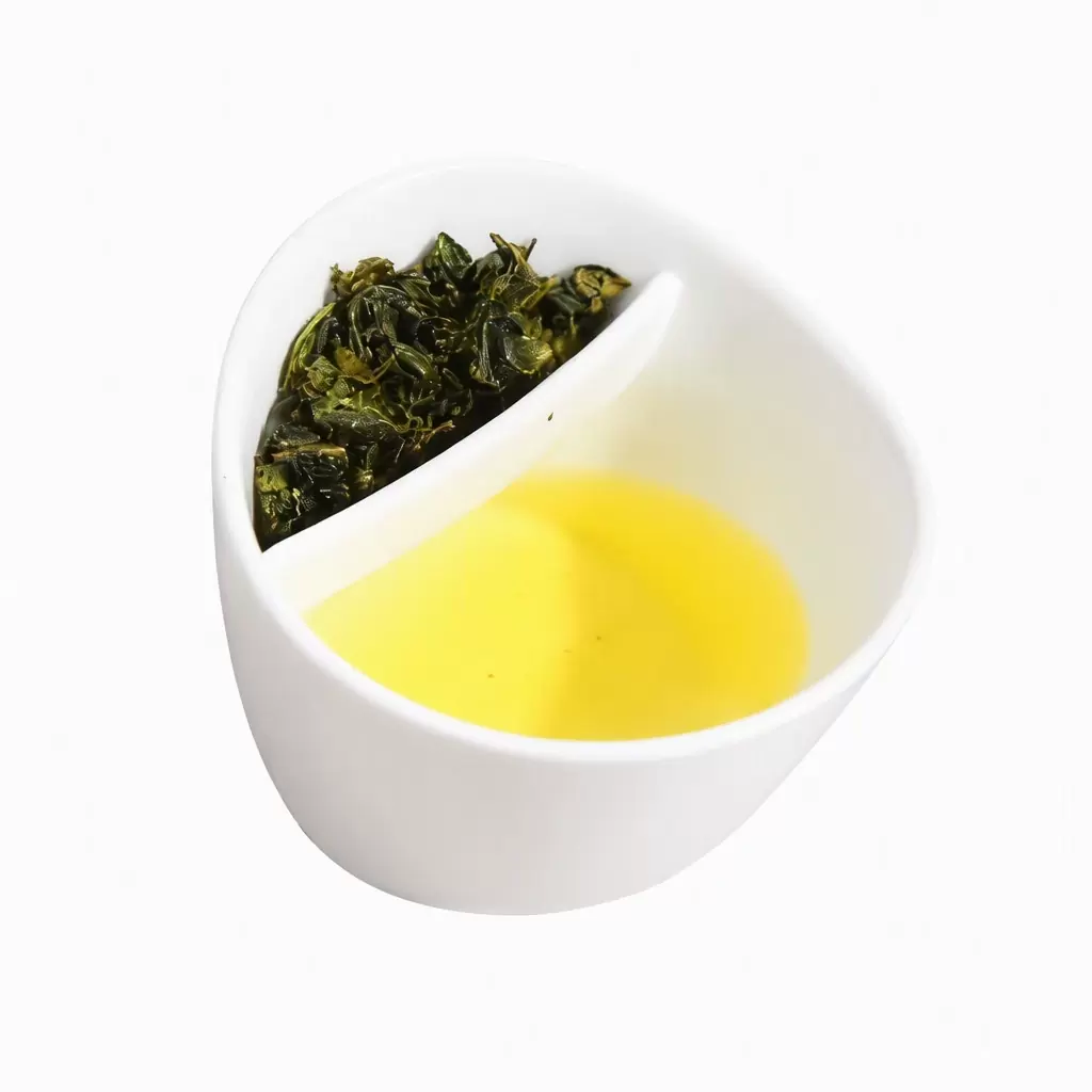 亚马逊跨境创意倾斜陶瓷茶杯懒人过滤泡茶杯办公室茶水分离杯350m