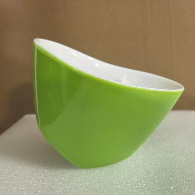 亚马逊跨境创意倾斜陶瓷茶杯懒人过滤泡茶杯办公室茶水分离杯350m