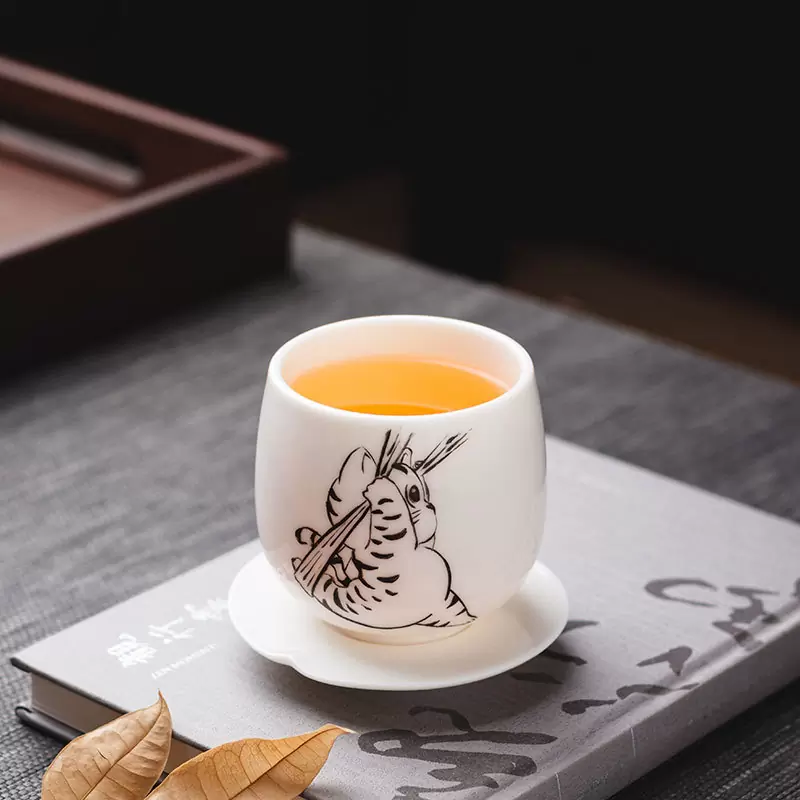 创意萌趣萨摩耶陶瓷手握杯下午茶马克杯咖啡杯喝水杯牛奶杯